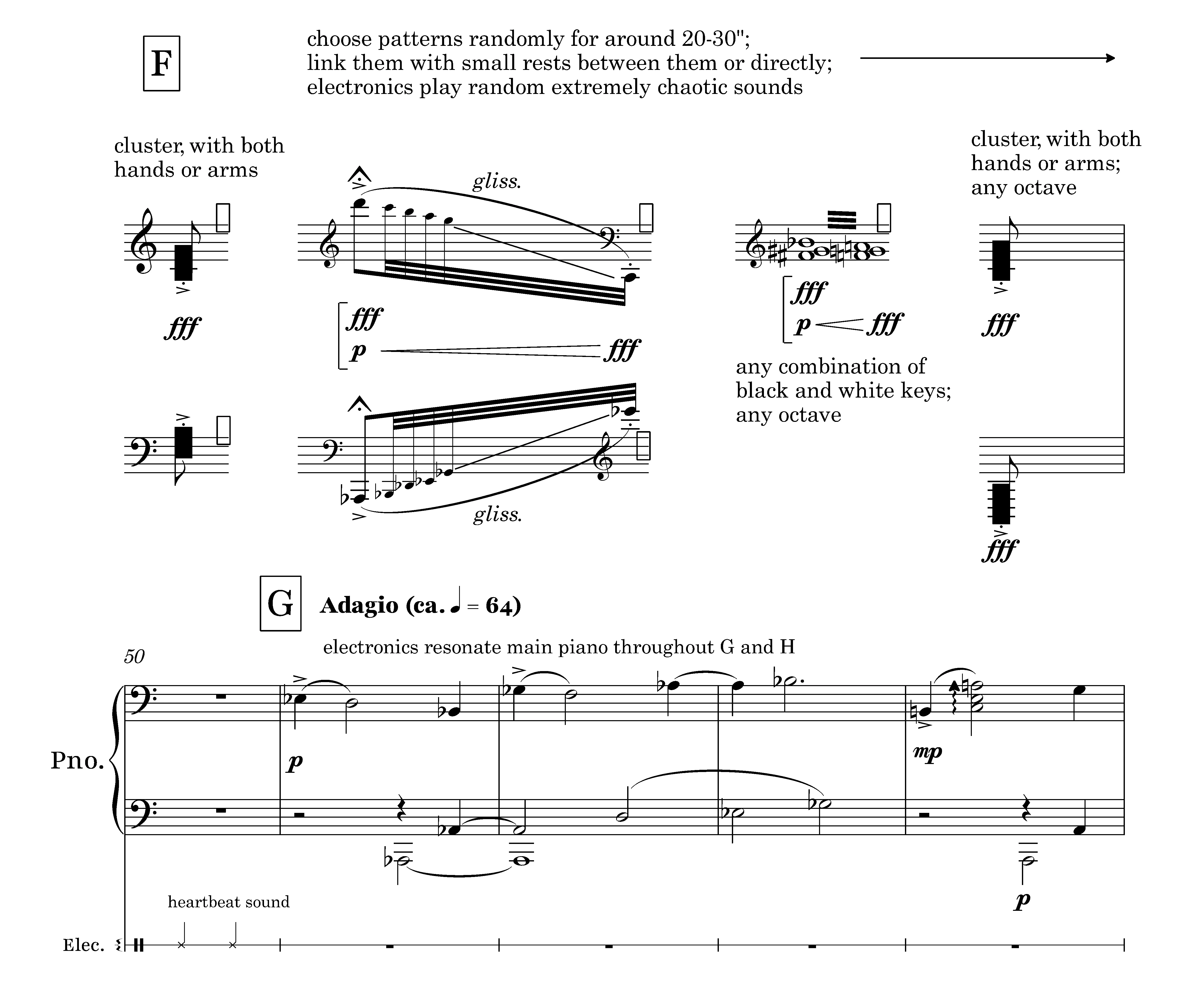 First page of the score: Kissed by God